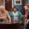 DADS: David (Peter Riegert, L), Edna (Tonita Castro, C) and Eli (Seth Green, R) smoke cigars in the &quot;Oldfinger&quot; episode of DADS airing Tuesday, Oct. 22 (8:00-8:30 PM ET/PT) on FOX. &#xa9;2013 Fox Broadcasting Co. Cr: Jennifer Clasen/FOX