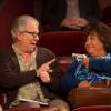 DADS: David (Peter Riegert, L) and Edna (Tonita Castro, R) decide who will use the arm rest in the &quot;Foul Play&quot; episode of DADS airing Tuesday, Nov. 5 (8:00-8:30 PM ET/PT) on FOX. &#xa9;2013 Fox Broadcasting Co. Cr: Jennifer Clasen/FOX