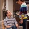 DADS: Camila (Vanessa Lachey, R) tries to convince Warner (Giovanni Ribisi, L) to let her be his partner in the annual Virtual Tennis Tournament in the &quot;Doubles Trouble&quot; episode of DADS airing Tuesday, Nov. 12 (8:00-8:30 PM ET/PT) on FOX. &#xa9;2013 Fox Broadcasting Co. Cr: Jennifer Clasen/FOX
