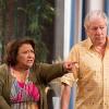 DADS: Edna (Tonita Castro, L) and David (Peter Riegert, R) admit to stealing Warner's comic books in the &quot;Comic Book Issues&quot; episode of DADS airing Tuesday, Nov. 26 (8:00-8:30 PM ET/PT) on FOX. &#xa9;2013 Fox Broadcasting Co. Cr: Jennifer Clasen/FOX