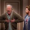 DADS: David (Peter Riegert, L) recoils in pain after Elsa bullies him in the &quot;Bully Gene&quot; episode of DADS airing Tuesday, Jan. 21 (8:00-8:30 PM ET/PT) on FOX. Also pictured: Seth Green. &#xa9;2014 Fox Broadcasting Co. Cr: Jennifer Clasen/FOX