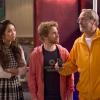 DADS: Crawford (Martin Mull, R), Eli (Seth Green, C) and Veronica (Brenda Song, L) prepare to negotiate with a mob boss who has kidnapped Warner in the &quot;Warner's Got It Made&quot; episode of DADS airing Tuesday, Feb. 4 (8:00-8:30 PM ET/PT) on FOX. &#xa9;2014 Fox Broadcasting Co. Cr: Jennifer Clasen/FOX