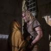 THE DOVEKEEPERS, a four-hour limited event series from executive producers Roma Downey and Mark Burnett, will be broadcast Tuesday, March 31 and Wednesday, April 1, 2015 (9:00-11:00 PM, ET/PT) on the CBS Television Network.  Kathryn Prescott stars as Aziza, one of the title dovekeeper roles. The series is based on Alice Hoffman\'s bestselling, critically acclaimed historical novel about a group of extraordinary women whose lives intersect in a fight for survival at the siege of Masada. Pictured:  Rachel Brosnahan as Yael, Diarmaid Murtach as Wynn. Photo: Mark Cassar.CBS ÃÂ©2014 CBS Broadcasting, Inc. All Rights Reserved.