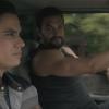 L to R, Kiowa Gordon and Jason Momoa - in the SundanceTV original series "The Red Road" - Photo Credit: Tina Rowden