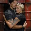 BATTLESTAR GALACTICA -- Pictured: (l-r) Michael Trucco as Anders, Katee Sackhoff as Kara "Starbuck" Thrace -- SCI FI Channel Photo: Carole Segal