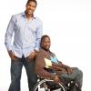 BROTHERS:  When retired NFL star  Mike Trainor (Michael Strahan, L) returns to his hometown, he picks up where he left off with his brother Chill (Daryl &quot;Chill&quot; Mitchell, R) in the new FOX comedy BROTHERS premiering this fall on FOX.   &#xa9;2009 Fox Broadcasting Co.  Cr:  Patrick Ecclesine/FOX
