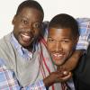 BROTHERS: When retired NFL star Mike Trainor (Michael Strahan, R) returns to his hometown, he picks up where he left off with his brother Chill (Daryl Chill Mitchell, L) in the new FOX comedy BROTHERS debuting with a special one-hour series premiere Friday, Sept. 25 (8:00-9:00 PM ET/PT) on FOX. &#xa9;2009 Fox Broadcasting Co. Cr:  Michael Lavine/FOX