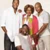 BROTHERS: Retired NFL star Mike Trainor (Michael Strahan, L) returns to his hometown to rebuild his relationship with his family in the new FOX comedy BROTHERS debuting with a special one-hour series premiere Friday, Sept. 25 (8:00-9:00 PM ET/PT) on FOX. Pictured L-R:  Michael Strahan, Daryl Chill Mitchell, CCH Pounder and Carl Weathers.  &#xa9;2009 Fox Broadcasting Co. Cr:  Michael Lavine/FOX
