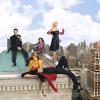 Cast: (Clockwise from top left) Mandy Patinkin as Rube, Jasmine Guy as Roxy, Laura Harris as Daisy, Callum Blue as Mason, and Ellen Muth as George
Photo: Norman Jean Roy/Showtime
Photo ID: DLM2_Rooftop_Art