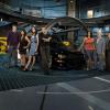KNIGHT RIDER (2008) -- Pictured: (l-r) Paul Campbell as Billy Morgan, Smith Cho as Zoe Chae, Deanna Russo as Sarah Graiman, Justin Bruening as Mike Tracer, KITT, Sydney Tamiia Poitier as Carrie Ruvai, Bruce Davison as Charles Graiman, Yancey Arias as Alex Torres -- NBC Photo: Mitchell Haaseth