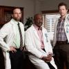 MERCY -- Pictured: (l-r) James LeGros as Dr. Harris, Delroy Lindo as Dr. Alfred Parks, James Tupper as Dr. Chris Sands -- NBC Photo: Mitchell Haaseth