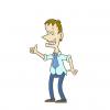 SIT DOWN, SHUT UP: Stuart Proszackian (Will Forte) on SIT DOWN, SHUT UP on FOX.