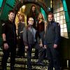 STARGATE ATLANTIS -- Pictured: (l-r) Joe Flanigan as Lt. Col. John Sheppard, Jewel Staite as Dr. Jennifer Keller, Robert Picardo as Richard Woolsey, Jason Momoa as Ronan Dex, Rachel Luttrell as Teyla Emmagan, David Hewlett as Dr. Rodney McKay -- SCI FI Channel Photo: F. Scott Schafer.