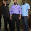 Pictured: (l-r) Patrick Flueger as Shawn Farrell, Joel Gretsch as Tom Baldwin, Mahershalalhashbaz Ali as Richard Tyler