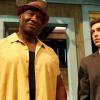 THE FINDER:  Leo (Michael Clarke Duncan, L) and Dr. Lance Sweets (guest star John Francis Daley of BONES, R) listen as Walter explains a theory on their case in the &quot;Bullets&quot; episode of THE FINDER, airing Thursday, Jan. 19 (9:00-10:00 PM ET/PT) on FOX.  &#xa9;2011 Fox Broadcasting Co.  Cr:  Jordin Althaus/FOX