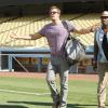 THE FINDER:  Walter (Geoff Stults, L) and Leo (Michael Clarke Duncan, R) meet with a professional baseball player in the "Swing and a Miss" episode of THE FINDER airing Thursday, Feb. 2 (9:00-10:00 PM ET/PT) on FOX.  ©2012 Fox Broadcasting Co.  Cr: Jennifer Clasen/FOX