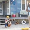 THE FINDER:  Leo (Michael Clarke Duncan, R) and Willa (Maddie Hasson, L) play a game of baseball with Walter to help him find stolen baseball memorabilia in the "Swing and a Miss" episode of THE FINDER airing Thursday, Feb. 2 (9:00-10:00 PM ET/PT) on FOX.  ©2012 Fox Broadcasting Co.  Cr: Jordin Althaus/FOX