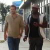 THE FINDER:  Walter (Geoff Stults, L) and Leo (Michael Clarke Duncan, R) search for evidence of a rap star's murder and for the source of his illegally released music in the &quot;Life After Death&quot; episode of THE FINDER airing Friday, April 6 (8:00-9:00 PM ET/PT) on FOX.  &#xa9;2012 Fox Broadcasting Co.  Cr:  Jordin Althaus/FOX