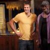 THE FINDER:  Walter (Geoff Stults, L) and Leo (Michael Clarke Duncan, R) are asked by a couple to find their special dish in the &quot;The Last Meal&quot; episode of THE FINDER airing Friday, April 13 (8:00-9:00 PM ET/PT) on FOX.  &#xa9;2012 Fox Broadcasting Co.  Cr:  Jordin Althaus/FOX