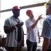 THE FINDER:  Walter (Geoff Stults, C) and Leo (Michael Clarke Duncan, L) search for a family man and their only clue is a partial voicemail recording in the &quot;The Conversation&quot; episode of THE FINDER airing Friday, April 20 (8:00-9:00 PM ET/PT) on FOX.  &#xa9;2012 Fox Broadcasting Co.  Cr: Beth Dubber/FOX