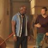 THE FINDER:  Leo (Michael Clarke Duncan, L) and Walter (Geoff Stults, R) help a Miami mob boss find a voodoo doll made in his image in the &quot;Voodoo Undo&quot; episode of THE FINDER airing Friday, May 4 (8:00-9:00 PM ET/PT) on FOX.  &#xa9;2012 Fox Broadcasting Co.  Cr:  Jennifer Clasen/FOX