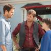 THE FINDER:  Walter (Geoff Stults, L) and his brother Langston (guest star George Stults, C) reunite with their mother (guest star Annette O'Toole, R) in the &quot;The Boy with the Bucket&quot; season finale episode of THE FINDER airing Friday, May 11 (8:00-9:00 PM ET/PT) on FOX.  &#xa9;2012 Fox Broadcasting Co.  Cr:  Jennifer Clasen/FOX