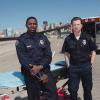 TRAUMA -- Pictured: (l-r) Kevin Rankin as Tyler, Derek Luke as Boone -- NBC Photo: Mitchell Haaseth