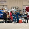 TRAUMA -- Pictured: (l-r) Derek Luke as Cameron Boone, Kevin Rankin as Tyler Briggs, Aimee Garcia as Marisa Benez, Cliff Curtis as Reuben Palchuck, Anastasia Griffith as Nancy Carnahan, Taylor Kinney as Glenn Morrison -- NBC Photo: Paul Drinkwater