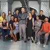 VIRTUALITY -- Pictured: (l-r) Standing; Kerry Bishe as Billie Kashmiri, Erik Jensen as Dr. Jules Braun, Clea Duvall as Sue Parsons, Nikolaj Coster-Waldau as Commander Frank Pike, Sienna Guillory as Rika Goddard, James D'Arcy as Dr. Roger Fallon, Gene Farber as Valentin Alexov, Jimmi Simpson as Green Eyed Man, Seated: Ritchie Coster as Dr. Jimmy Johnson, Nelson Lee as Kenji Yamaguchi, Joy Bryant as Alice Thibadeau, Jose Pablo Cantillo as Manny Rodriguez, Omar Metwally as Dr. Eyal Meyer -- NBC Photo: Kharen Hill