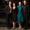 WILL & GRACE -- NBC Series -- Pictured: (l-r) Eric McCormack as Will Truman, Megan Mullally as Karen Walker, Debra Messing as Grace Adler, Sean Hayes as Jack McFarland -- NBC Photo: George Lange