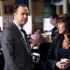 "Burning Bridges" -- Danny and Baez are temporarily assigned new partners when an officer is outed and his current partner won\'t ride with him.  Meanwhile, Jamie and Eddie work on a revenge mission to steal a collar from a pompous detective, and Frank compromises his relationship with the Archdiocese when he speaks out about equality in the police force, on BLUE BLOODS, Friday, Oct. 10 (10:00-11:00 PM, ET/PT) on the CBS Television Network. Pictured: Donnie Wahlberg as Danny Reagan Marisa Ramirez as Det. Maria Baez. Photo: John Paul Filo/CBS  ÃÂ©2014 CBS Broadcasting Inc. All Rights Reserved.