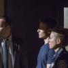"Loose Lips" -- Jamie is targeted by a vengeful thug after he intervenes in his abusive relationship with his girlfriend. Meanwhile, Frank must deal with a political scandal involving insensitive comments made by Henry that were illegally recorded and leaked to the press, on BLUE BLOODS, Friday, Oct. 24 (10:00-11:00 PM, ET/PT) on the CBS Television Network.  Pictured: Donnie Wahlberg as Danny Reagan, Will Estes as Jamie Reagan, Vanessa Ray as Eddie Janko, .  Photo: John Paul Filo/CBS  ÃÂ©2014 CBS Broadcasting Inc. All Rights Reserved.