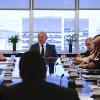 "Under the Gun" -- As Danny and Baez investigate the murders of three prominent community leaders who appear to be the casualties of hate crimes, Frank meets with a group who wants to make sure these incidents are not taken lightly. Meanwhile, after Linda is mugged, she decides she wants to carry a gun, even against Danny\'s wishes, on BLUE BLOODS, Friday, Dec.12 (10:00-11:00 PM, ET/PT) on the CBS Television Network. Victor Garner guest stars as a community leader.  Pictured: Tom Selleck as Frank Reagan. Photo: John Paul Filo/CBS  ÃÂ©2014 CBS Broadcasting Inc. All Rights Reserved.