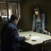 "In The Box" -- When an emotionally distraught man holds Baez hostage at gunpoint in an interrogation room after she served him with a restraining order, Danny must try to meet his demands before he harms her. Meanwhile, Frank is faced with a personal and moral dilemma when Garrett asks for help in dropping charges filed against his son, on BLUE BLOODS, Friday, Feb. 20 (10:00-11:00 PM, ET/PT) on the CBS Television Network. Dominic Fumusa guest stars as an emotionally distraught man. Pictured: Marisa Ramirez as Det. Maria Baez. Photo: Jeffrey Neira/CBS ÃÂ©2015 CBS Broadcasting, Inc. All Rights Reserved.