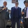"For the Community" -- Erin and Anthony try to prevent the deportation of a prominent community activist, Coryna Garza (Judy Reyes), who isn\'t a citizen, and Frank must decide if the NYPD will participate in the U.S. Marshals\' high-profile raid of a local gang, on BLUE BLOODS, Friday, Oct. 21 (10:00-11:00 PM, ET/PT) on the CBS Television Network. Pictured:  Mike Pniewski, Tom Selleck, Esai Morales.  Photo: Jeff Neumann/CBS ÃÂ©2016 CBS Broadcasting Inc. All Rights Reserved.