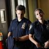 "Meet the New Boss" -- Gormley looks to Danny and Baez for help tracking down a former NYPD detective he believes may be a threat to Frank\'s safety. Also, Erin navigates office politics when she chooses to reopen a closed case; Jamie is transferred to a new precinct with a lot of problems; and Frank and Baker team up to investigate a complaint about an SVU detective, on BLUE BLOODS, Friday, Oct. 5 (10:00-11:00 PM, ET/PT) on the CBS Television Network. Bebe Neuwirth returns as Kelly Peterson, the corporation counsel who handles civil claims against the department.  Pictured: Will Estes, Vanessa Ray Photo: John Paul Filo/CBS  ÃÂ©2018CBS Broadcasting Inc. All Rights Reserved.