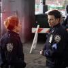 "Authority Figures" -- When a video surfaces of officers partaking in a clear case of entrapment, Frank focuses on finding the cop who leaked the video. Also, Eddie retaliates against a co-worker who is pranking Jamie; Danny and Baez investigate the murder of a tabloid writer who worked in the hip-hop scene; and Erin gives a high-profile case to a young ADA under her tutelage, on BLUE BLOODS, Friday, Dec. 7 (10:00-11:00 PM, ET/PT) on the CBS Television Network. Pictured:   Vanessa Ray, Will Estes, Yasha Jackson.  Photo: John Paul Filo/CBS  ÃÂ©2018CBS Broadcasting Inc. All Rights Reserved.