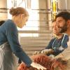 BONES:  Brennan (Emily Deschanel, L) and Hodgins (TJ Thyne, C) are assisted by Jeffersonian intern Rodolfo Fuentes (guest star Ignacio Serricchio, R) in the "The Purging of the Pundit" episode of BONES airing Thursday, Oct. 9 (8:00-9:00 PM ET/PT) on FOX.  ©2014 Fox Broadcasting Co.  Cr:  Patrick McElhenney/FOX