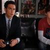 BONES: Special Agent James Aubrey (guest star John Boyd, L) and gaming designer Noah Gummersall (guest star Erik Stocklin, R) test a new game during the investigation into the murder of a video game designer in the "The Geek In The Guck" episode of BONES airing Thursday, Oct. 16 (8:00-9:00 PM ET/PT) on FOX. ©2014 Fox Broadcasting Co. Cr: Jordin Althaus/FOX