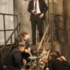 BONES:  The team (L-R: Guest star Michael Grant Terry, TJ Thyne, David Boreanaz, Emily Deschanel and Tamara Taylor) discovers the remains of a body in a stairwell at a forensic science convention in the "The Corpse at the Convention" episode of BONES airing Thursday, Oct. 30 (8:00-9:00 PM ET/PT) on FOX.  ©2015 Fox Broadcasting Co.  Cr:  Patrick McElhenney/FOX