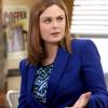 BONES: Brennan (Emily Deschanel, L) and Booth have a discussion over lunch in the "The Teacher in the Books" episode of BONES airing Thursday, April 2 (8:00-9:00 PM ET/PT) on FOX. Pictured ©2015 Fox Broadcasting Co. Cr: Patrick McElhenney/FOX