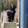BONES:  Booth (David Boreanaz, R) and Aubrey (John Boyd, L) cautiously approach the scene of a crime in the "The Baker In The Bits" episode of BONES airing Thursday, April 9 (8:00-9:00 PM ET/PT) on FOX. Pictured ©2015 Fox Broadcasting Co. Cr: Jordin Althaus/FOX