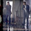 BONES:  Booth (David Boreanaz, R) and Aubrey (John Boyd, L) find the body of an ex-con in the "The Baker In The Bits" episode of BONES airing Thursday, April 9 (8:00-9:00 PM ET/PT) on FOX. ©2015 Fox Broadcasting Co. Cr: Jordin Althaus/FOX