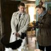 BONES: L-R: David Boreanaz and Emily Deschanel in the "The Monster In The Closet" episode of BONES airing Thursday, April 28 (8:00-9:00 PM ET/PT) on FOX.  ©2016 Fox Broadcasting Co.  Cr:  Patrick McElhenney/FOX