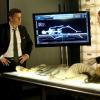 BONES: L-R: David Boreanaz and Emily Deschanel in the "The Monster In The Closet" episode of BONES airing Thursday, April 28 (8:00-9:00 PM ET/PT) on FOX.  ©2016 Fox Broadcasting Co.  Cr:  Patrick McElhenney/FOX