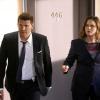 BONES: L-R: David Boreanaz and Emily Deschanel in the "The Fight in the Fixer" episode of BONES airing Thursday, May 12 (8:00-9:00 PM ET/PT) on FOX.  ©2016 Fox Broadcasting Co.  Cr:  Patrick McElhenney/FOX