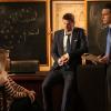 BONES: L-R: Guest star Kirstin Taylor Maldonado, David Boreanaz and John Boyd in the "The Strike in the Chord" episode of BONES airing Thursday, May 19 (8:00-9:00 PM ET/PT) on FOX.  ©2016 Fox Broadcasting Co. Cr:  Patrick McElhenney/FOX