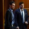 BONES: L-R: John Boyd and David Boreanaz in the "The Strike in the Chord" episode of BONES airing Thursday, May 19 (8:00-9:00 PM ET/PT) on FOX.  ©2016 Fox Broadcasting Co. Cr:  Kevin Estrada/FOX