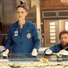 BONES: L-R: Emily Deschanel and TJ Thyne in the "The Secret in the Service" episode of BONES airing Thursday, May 26 (8:00-9:00 PM ET/PT) on FOX.  ©2016 Fox Broadcasting Co.  Cr:  Patrick McElhenney/FOX