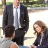 BONES: L-R: Guest star Michael Galante, David Boreanaz and Emily Deschanel in the "The Secret in the Service" episode of BONES airing Thursday, May 26 (8:00-9:00 PM ET/PT) on FOX.  ©2016 Fox Broadcasting Co.  Cr:  Patrick McElhenney/FOX